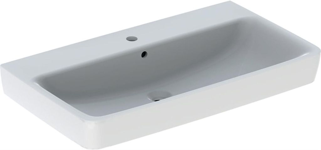 Geberit Renova Plan, lavabo, 85x48 cm, 1 trou pour robinet, Image du produit 