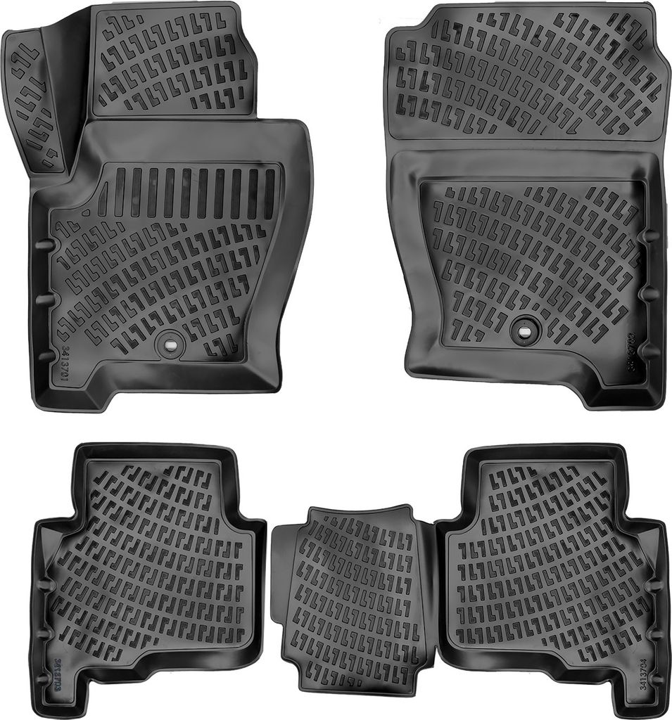 Rizline Gummimatten kompatibel mit Range Rover Sport 1.Series 2005–2013 Autofußmatten Auto Allwetter