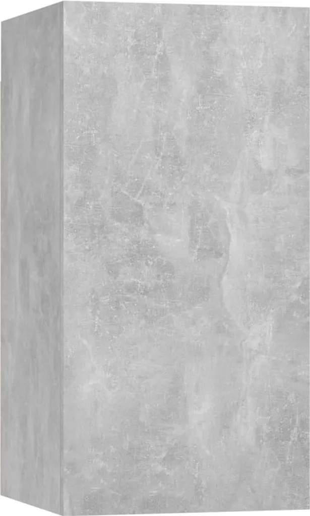 Supporto TV Grigio Cemento 30,5x30x60cm in Materiale Wood-Based
