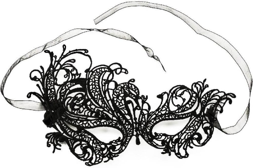 Oblique Unique Venezianische Maske y Spitzen Augenmaske Produktbild 