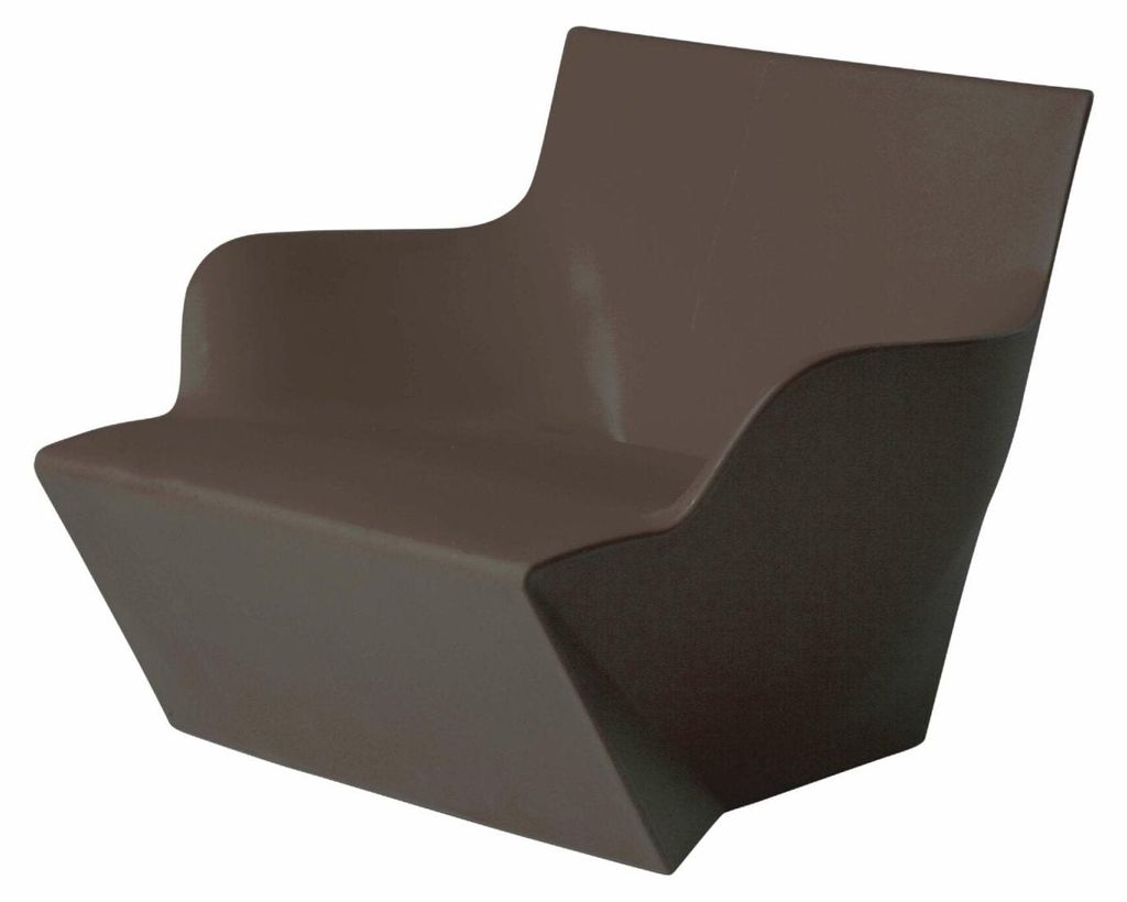 Moderne Garten- und Innen-Sessel Slide Design Kami San - Braun