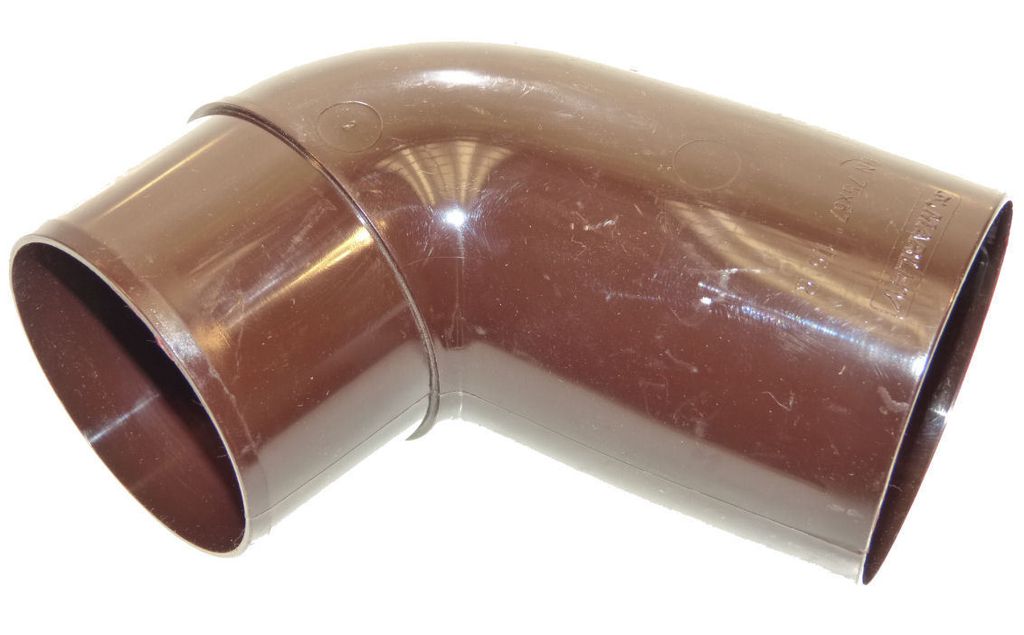 Bogen Ø 75  67° für Dachrinnen Fallrohrbogen Regenwasser Produktbild 