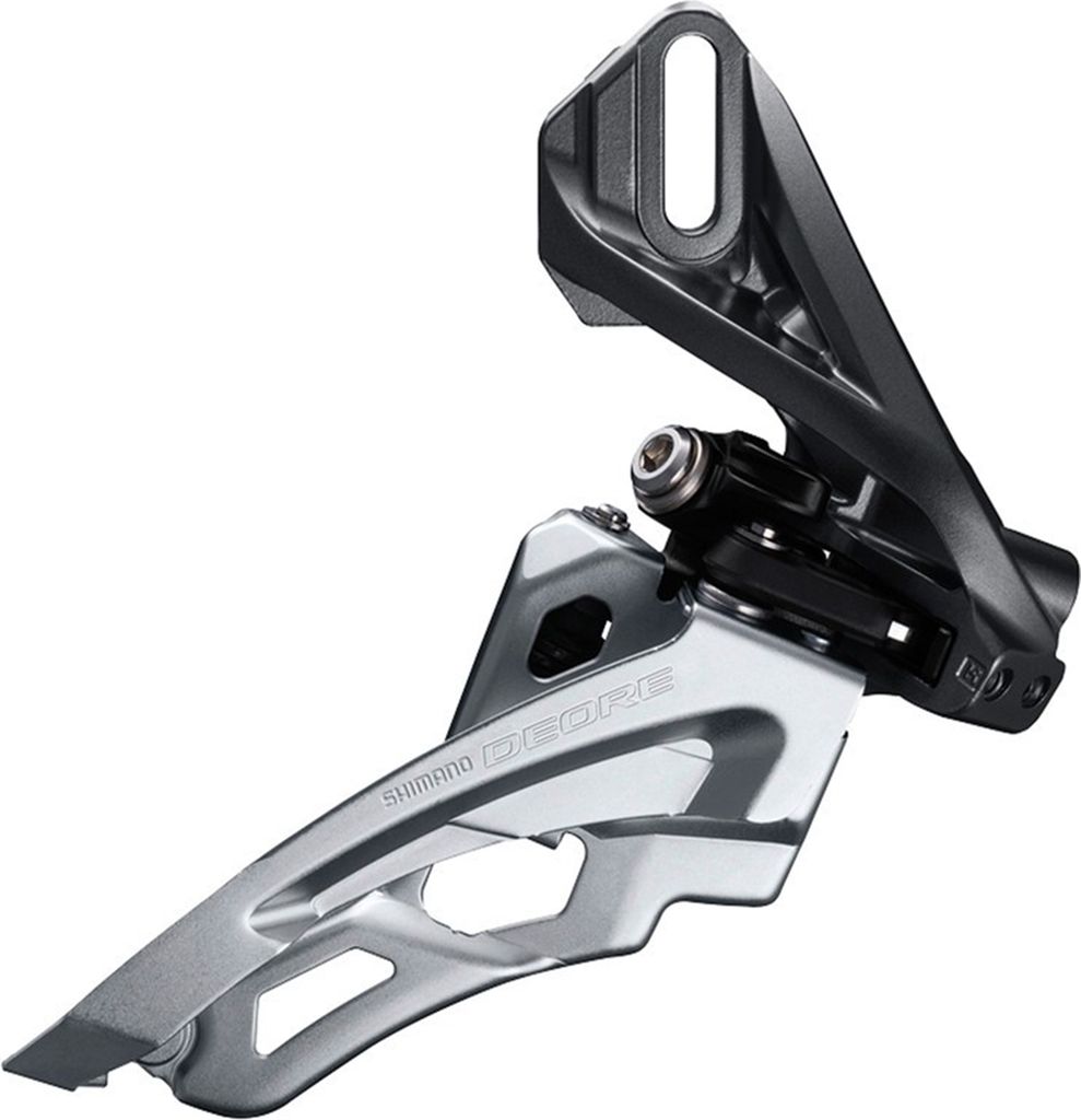 SHIMANO IFDM6000D6 Umwerfer Deore Side Swing FD-M6000D6,Front Pull,66-69° Direktm., schwarz/silber