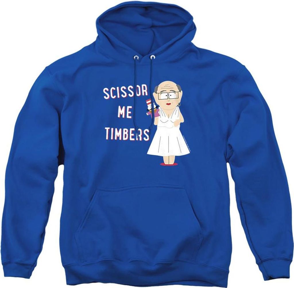 South Park - "Scissor Me Timbers" Kapuzenpullover für Herren/Damen Uni TV23674 (M) (Königsblau)
