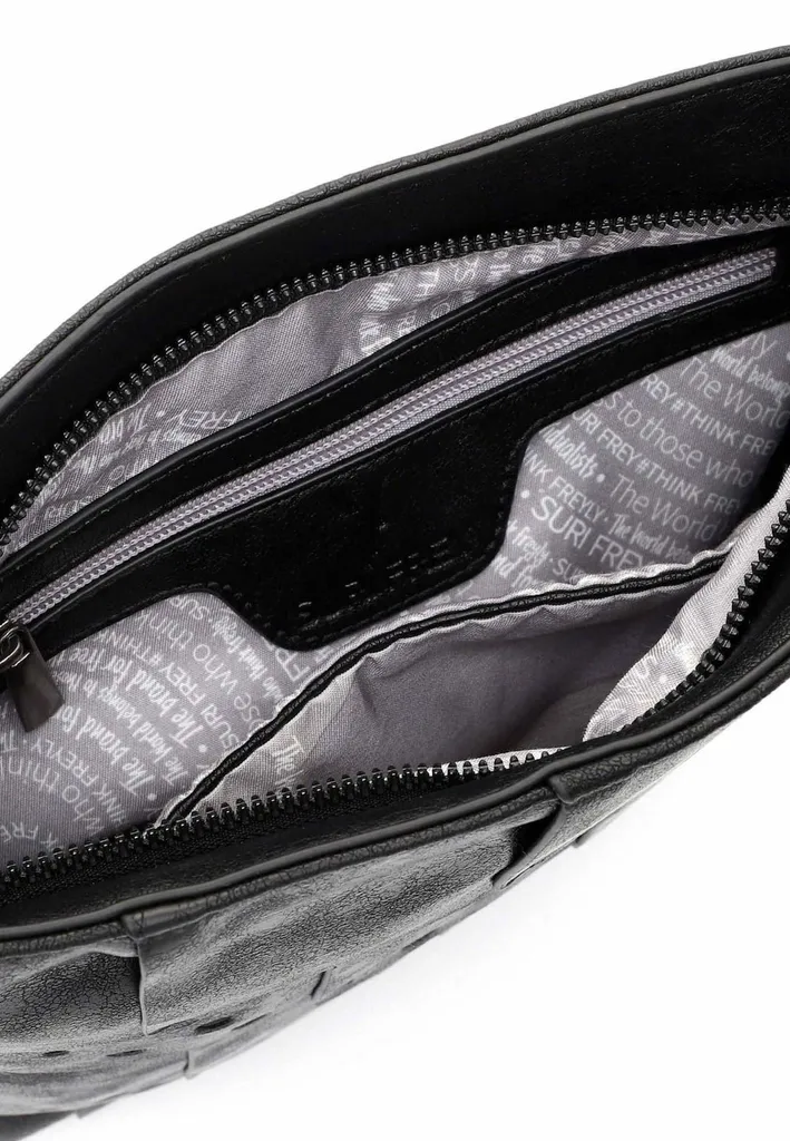 SURI FREY Bethy Borsa a Tracolla Nera - Crossover Bag Resistente - 4