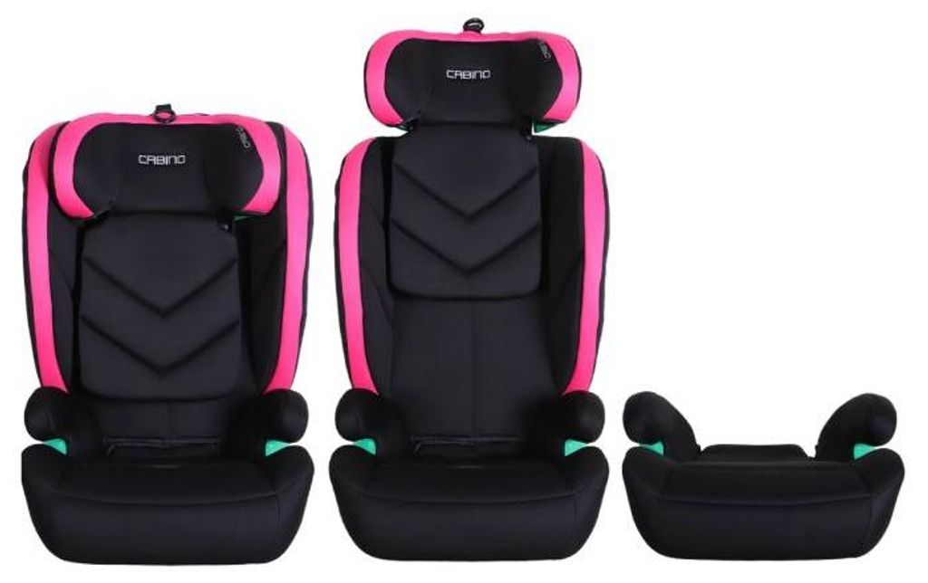 Cabino Dynamic Kindersitz i-Size Gruppe 2/3 Schwarz/Pink – Produktbild 