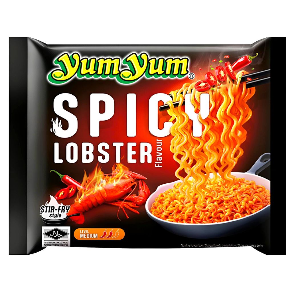 Yum Yum Instantní nudle, pikantní chuť humra, 100 g Obrázek produktu 