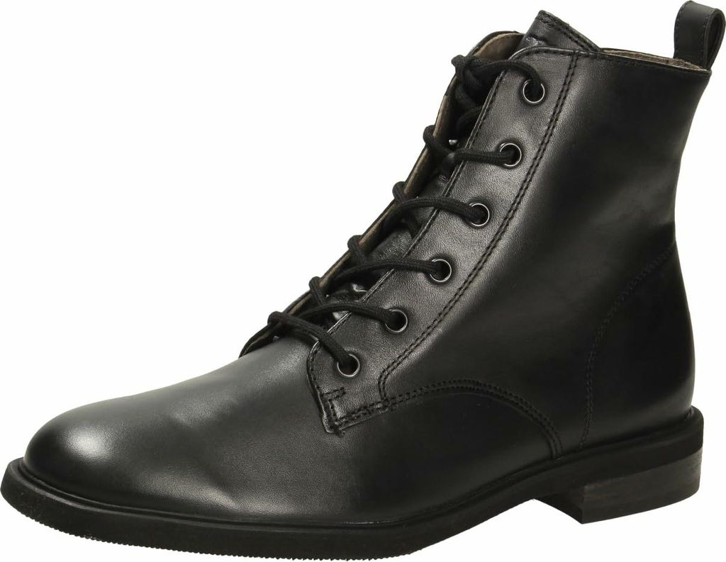 Paul Green 8066 00 Damen Schnürstiefel Schwarz, Schwarz, Gr. 31/2