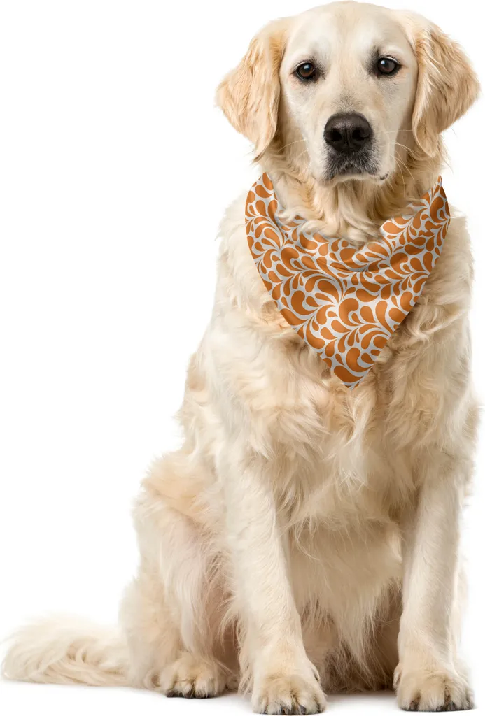 Bandana Animali ABAKUHAUS Arancione - Design Boho Chic 40x40cm