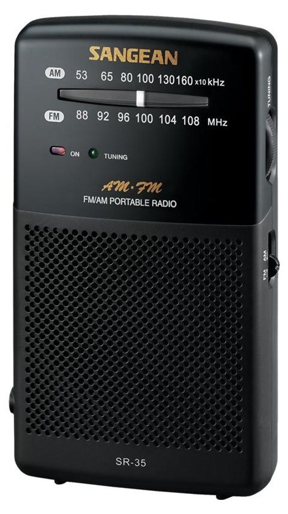 Rádio Sangean SR-35, FM/MW, výstup na slúchadlá, prevádzka Obrázok produktu 