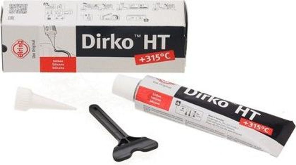 Sigillante Dirko HT, da -60 a +315°C, Nero - 70ml Immagine del prodotto 
