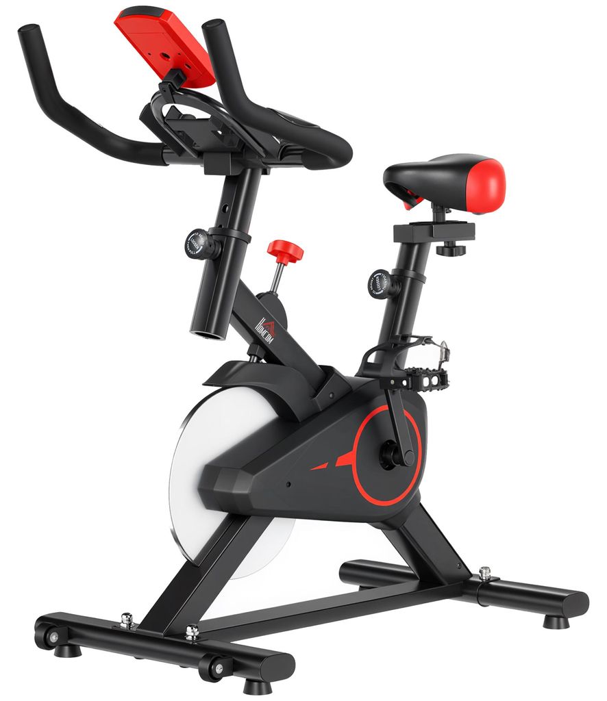 HOMCOM Indoor Cycling Bike Trainer Home Gym Fahrradtrainer Produktbild 