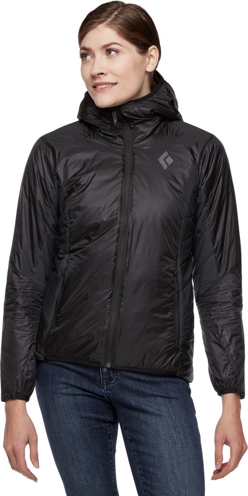 W Vision Hybrid Hoody, Black, Extra Large, Damen - Black Diamond, AP7440460002XLG1