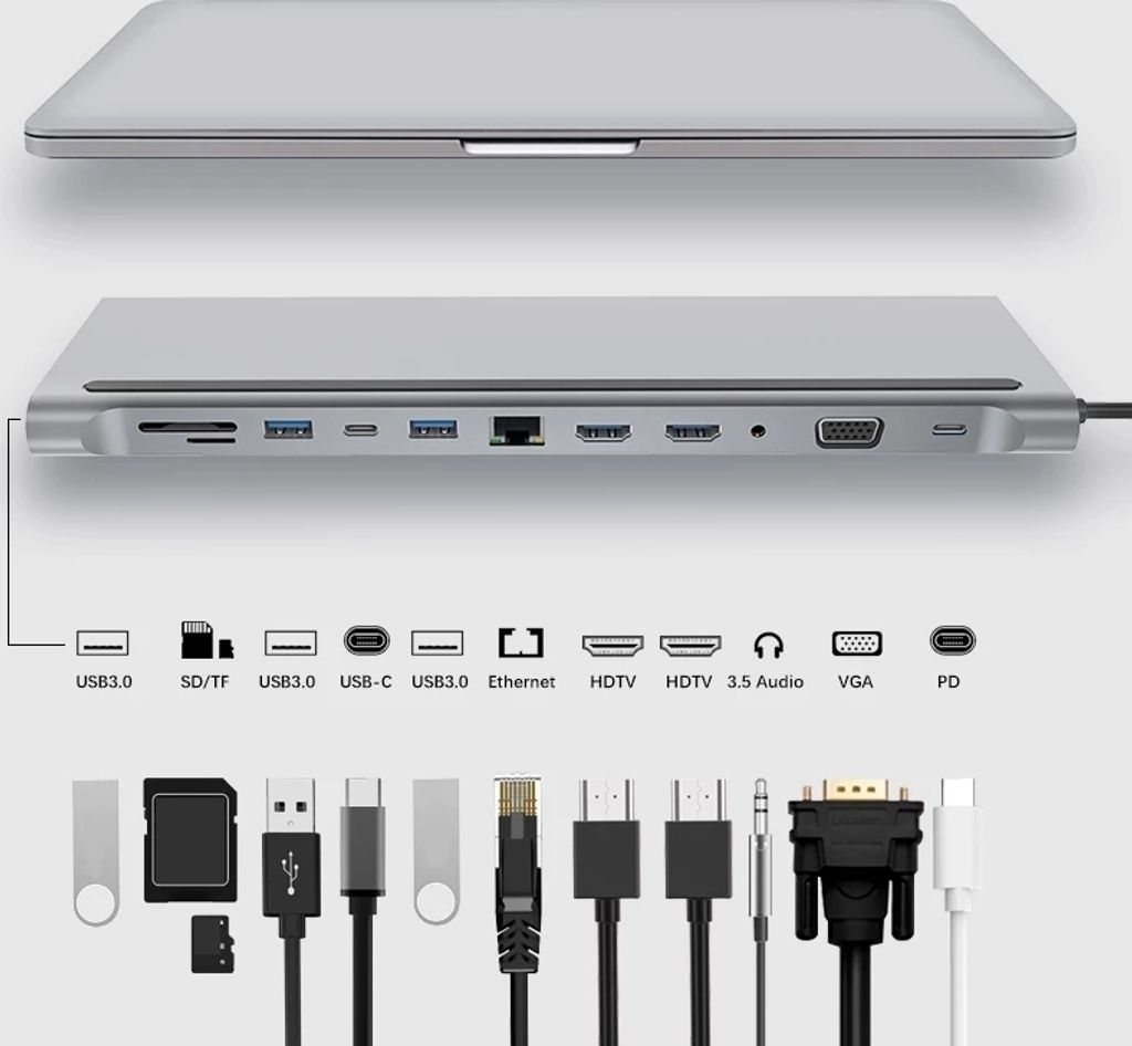 USB C Hub 12 In 1 Dockingstation Kaufland de usb-c-hub-12-in-1-dockingstation-kaufland-de