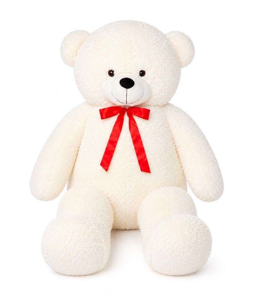 Gustaw Teddybär Groß XXL (Weiss, 140cm) Bueno- Plüschbär, Produktbild 