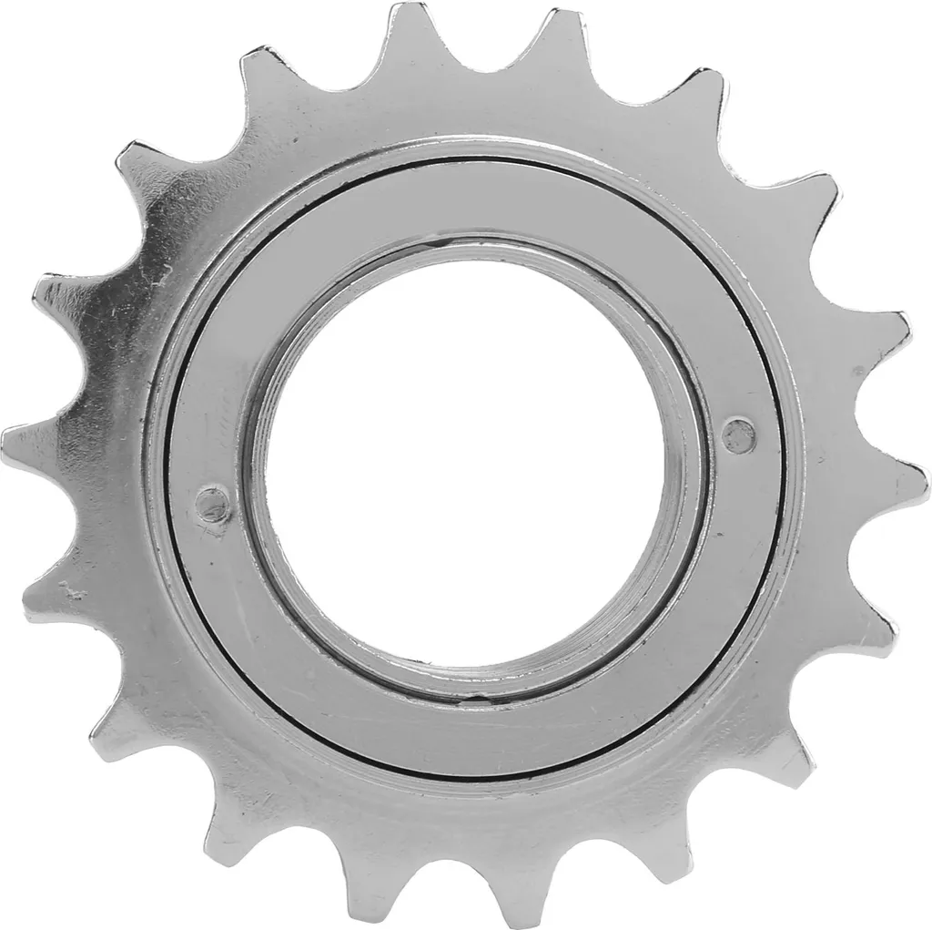 La ruota libera della bicicletta funziona in modo fluido e può essere girata senza sforzo. Volano posteriore a velocità singola per biciclette pieghevoli. Argentatura elettrica