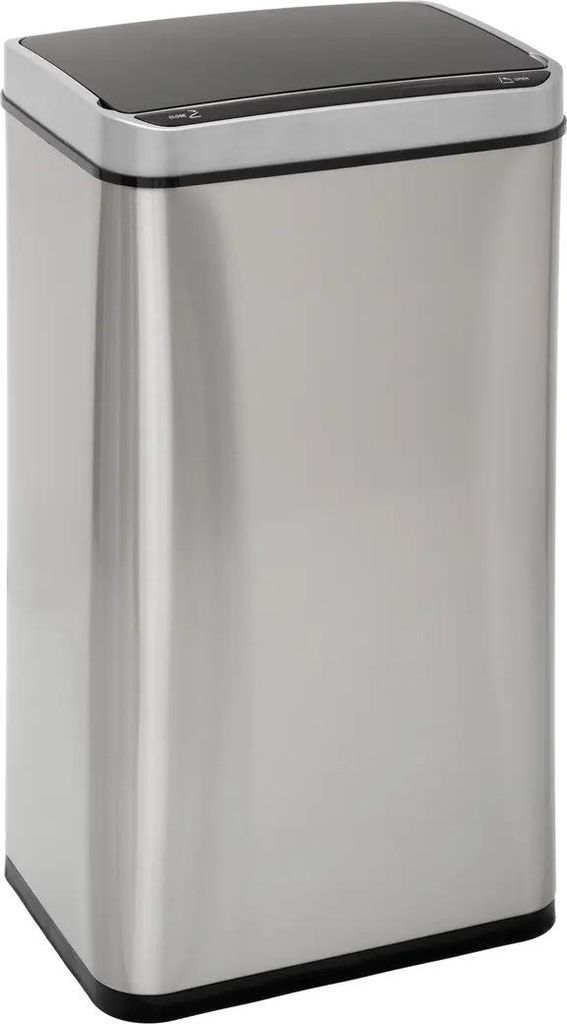 Mülleimer, automatisiert, 40 L, Edelstahl, silbern Produktbild 