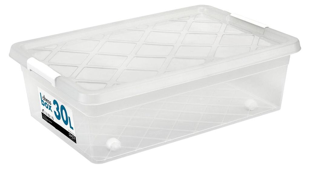 Aufbewahrungsbox mit Unterbettroller 30l Produktbild 
