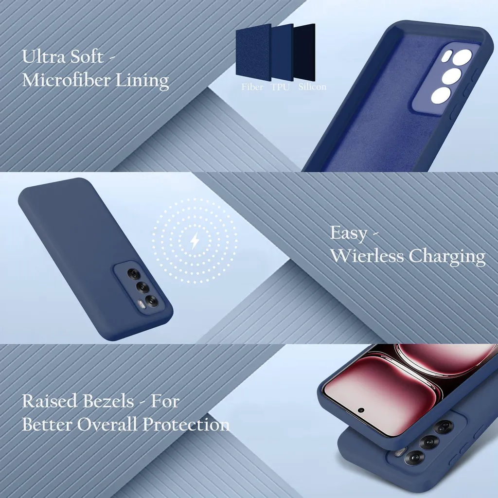 QIYIN Cover per Oppo Reno2 Z/Reno 2Z, Custodia in Silicone Colorato Ultra Sottile da Donna, Case Antiurto Morbido con Cornice in Oro (Rosa