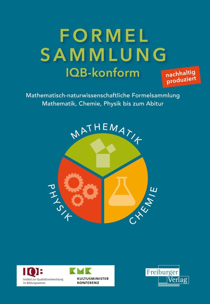 Mathematisch-naturwissenschaftliche Formelsammlung - IQB Obrázek produktu 