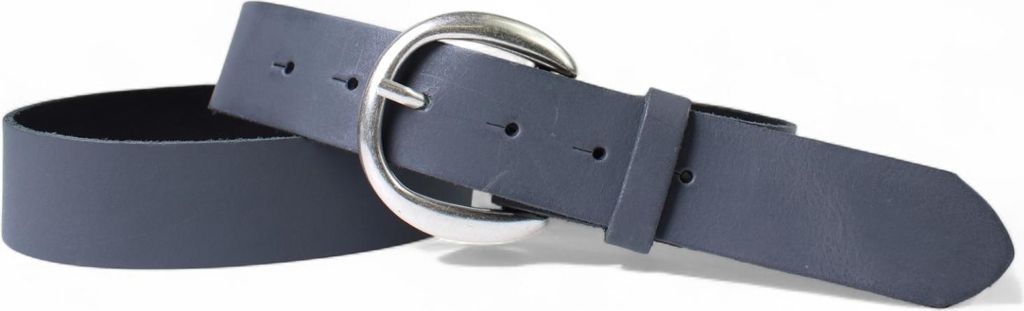 FRONHOFER Gürtel Damen 4 cm runde Gürtelschnalle mattsilber echt Ledergürtel