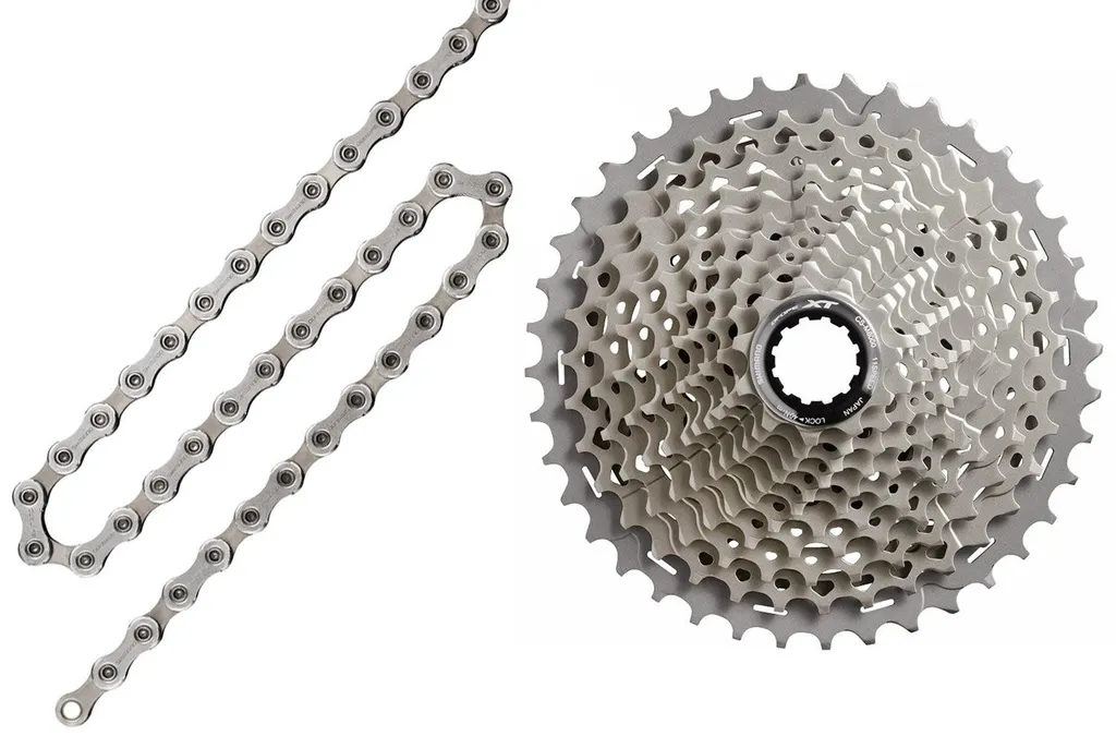 Pack d'usure VTT Shimano XT 11 vitesses cassette 11-40 et chaîne HG701