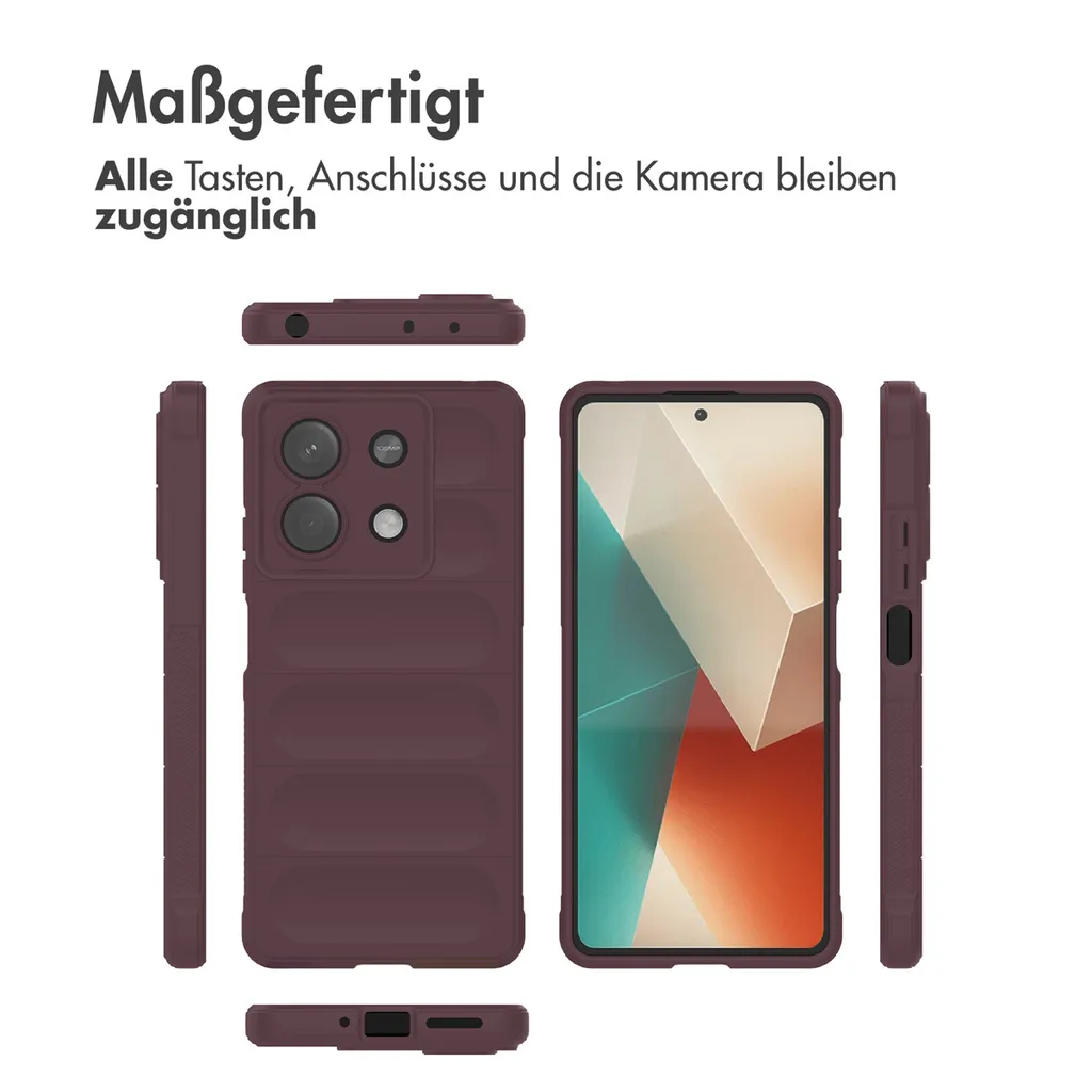Cover imoshion EasyGrip Melanzana per Xiaomi Redmi Note 13 5G | Chic & Safe - 6