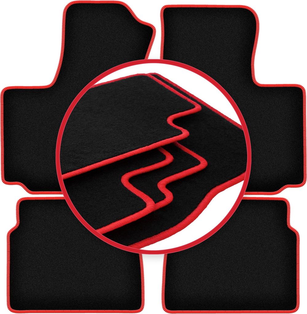 CARLUX-RED Automatten für: FIat Doblo I Kombivan (2000-2009)