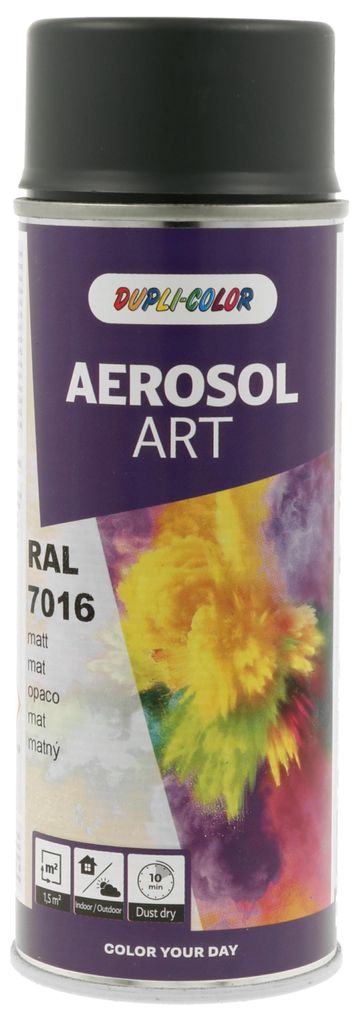 DUPLI-COLOR AEROSOL ART RAL 7016 Anthrazitgrau matt 400 ml Produktbild 
