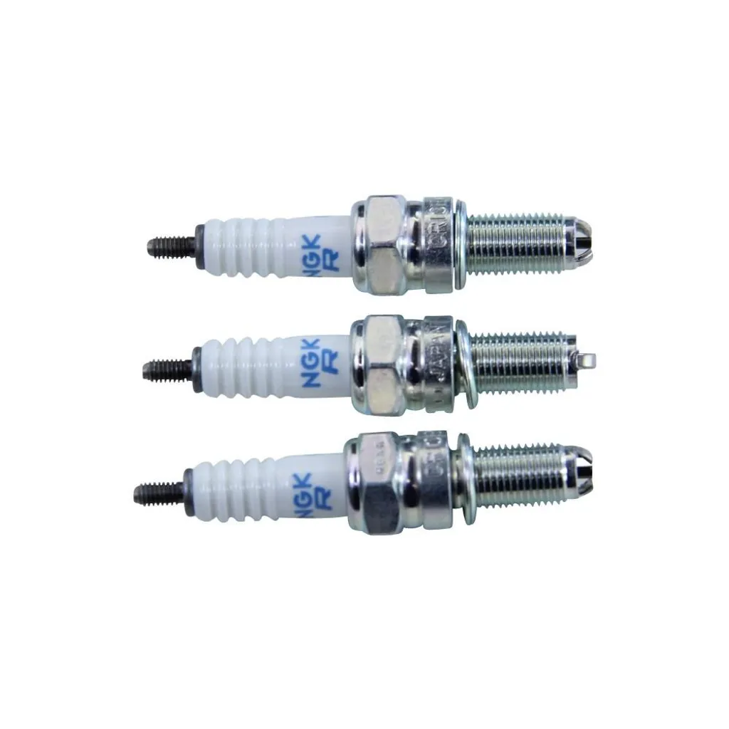 Candela NGK CR10EK 2360 Kit 3 Pezzi | Accensione Racing per Moto