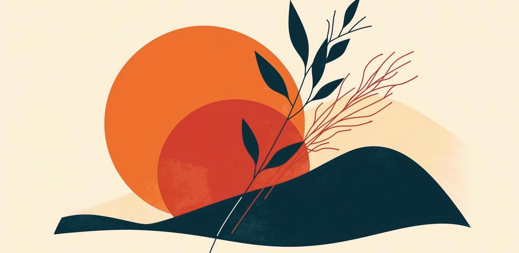 Plakat 91,3x44,5cm Dämmerung in der Stille