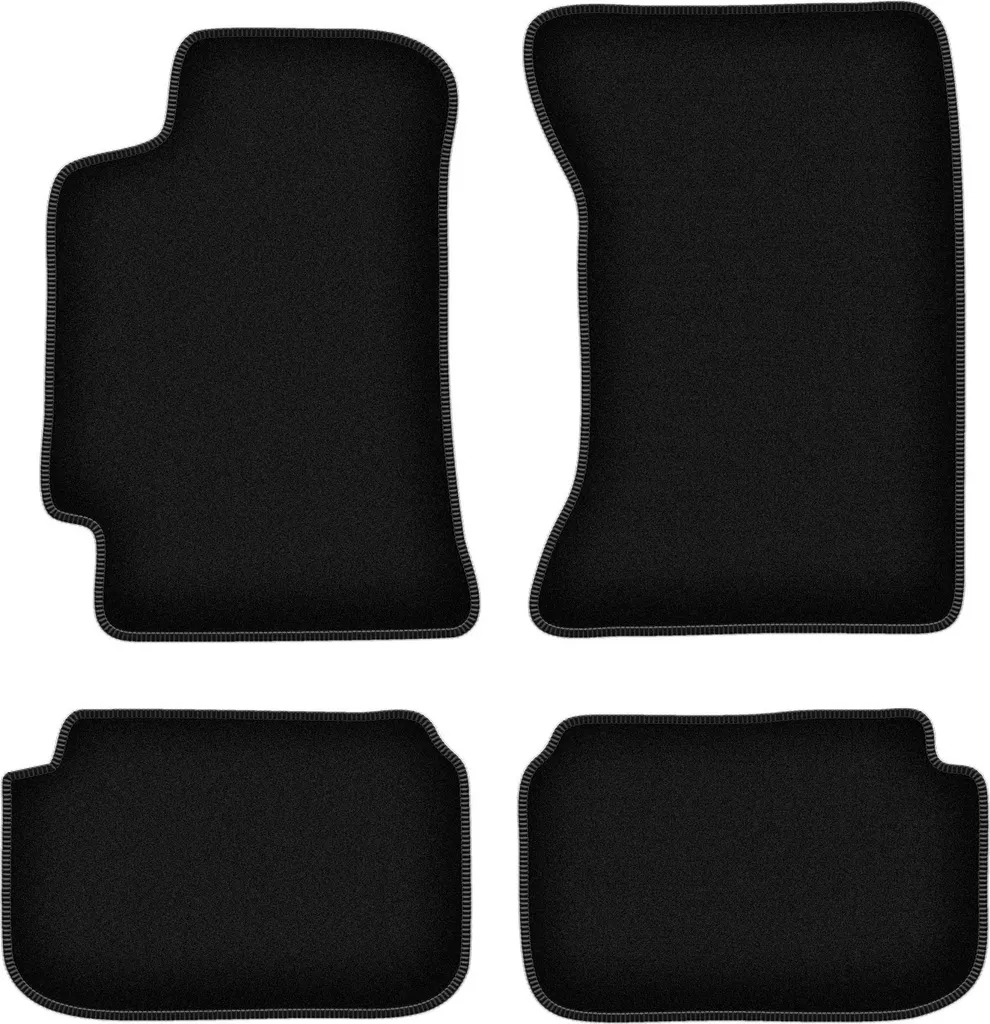 Set Tappeti Subaru Impreza 93-01 Velluto Nero su Misura con Clip