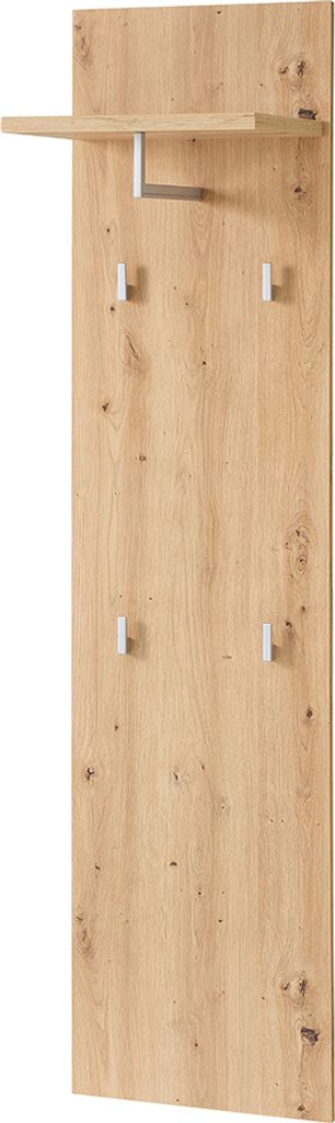 Garderobenpaneel 40 cm breit Eiche BLISS-36