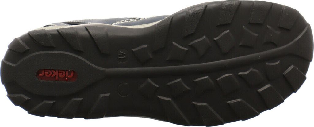 Rieker Herren Klett Halbschuh durchbrochen dunkelblau 44 Produktbild 69