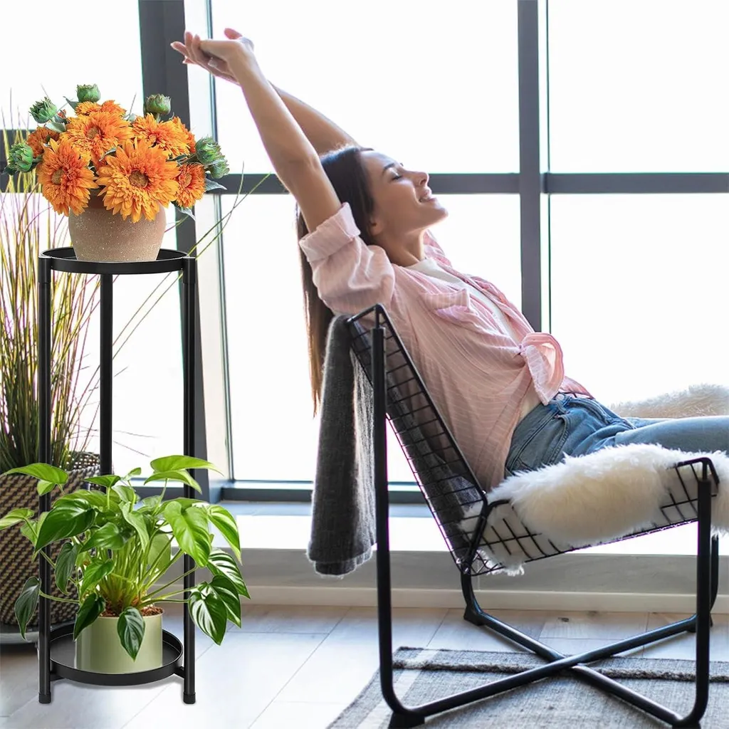 Support plantes intérieur extérieur pour optimiser l'espace salon