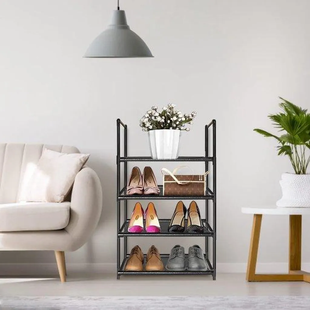 Étagère chaussures 50x30 cm bois robuste avec finition huilée