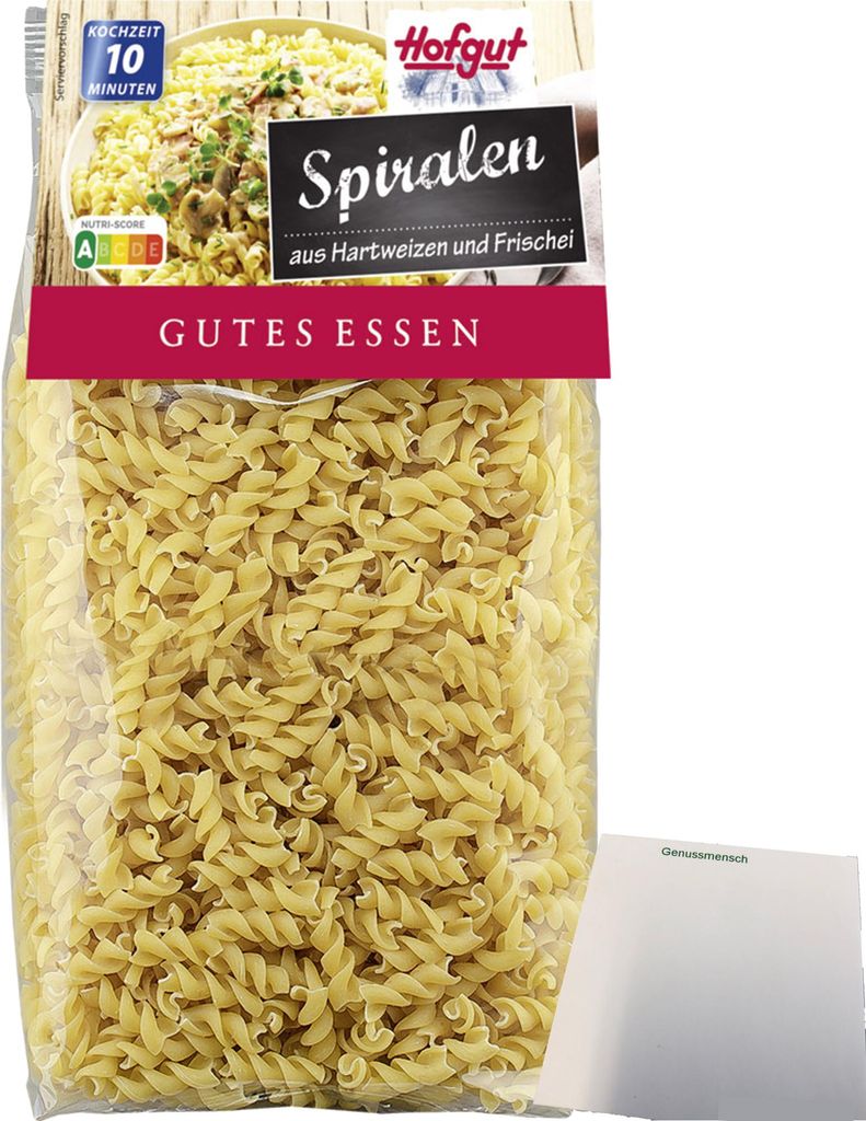 Hofgut Spiralen (500g Beutel) + usy Block