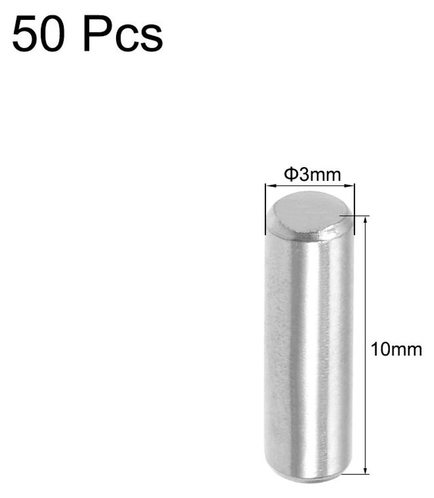50 Stš¹cke 3 mm x 10 mm Passstift 304 Edelstahl Regalheringe Stš¹tzregale Silberton