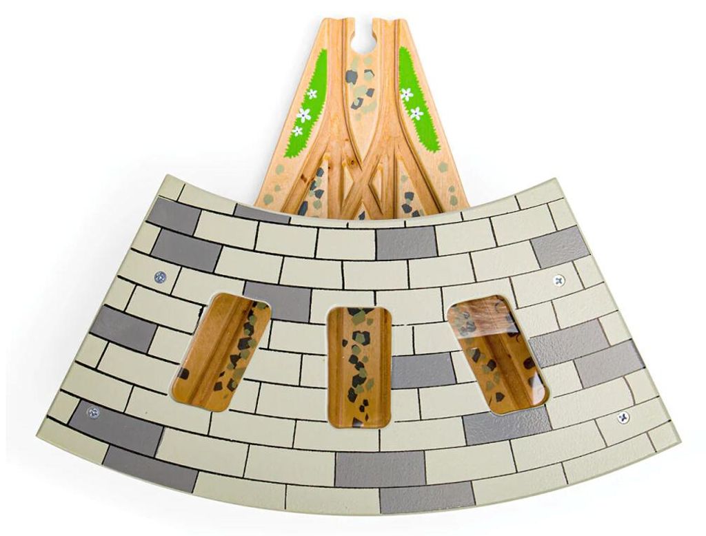Bigjigs Rail Deposito triplo con cancelli Immagine del prodotto 