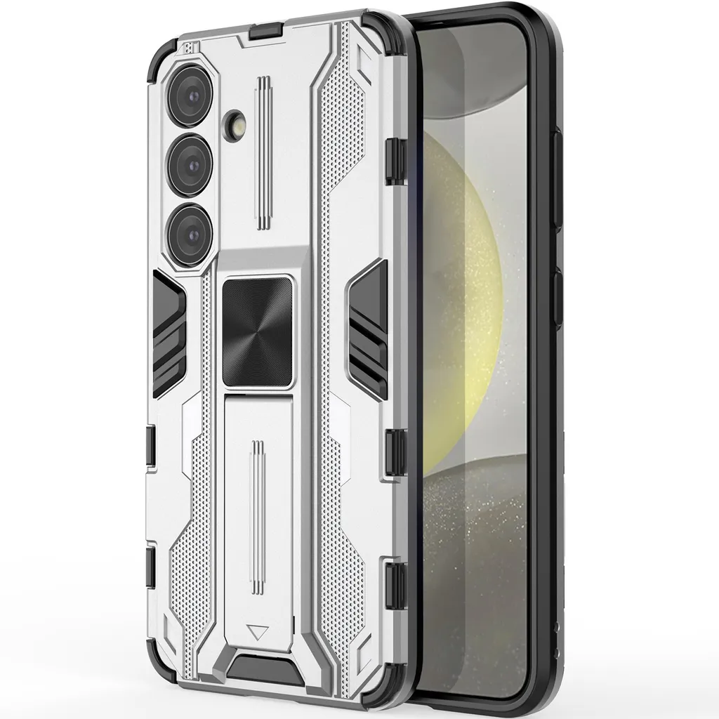 Cover Ibrida Samsung S24 Argento PC+TPU - Analisi Protezione Urti