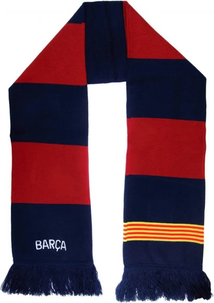 Foulard FC Barcelona pour Homme et Femme - Châle Doux aux Couleurs du Club