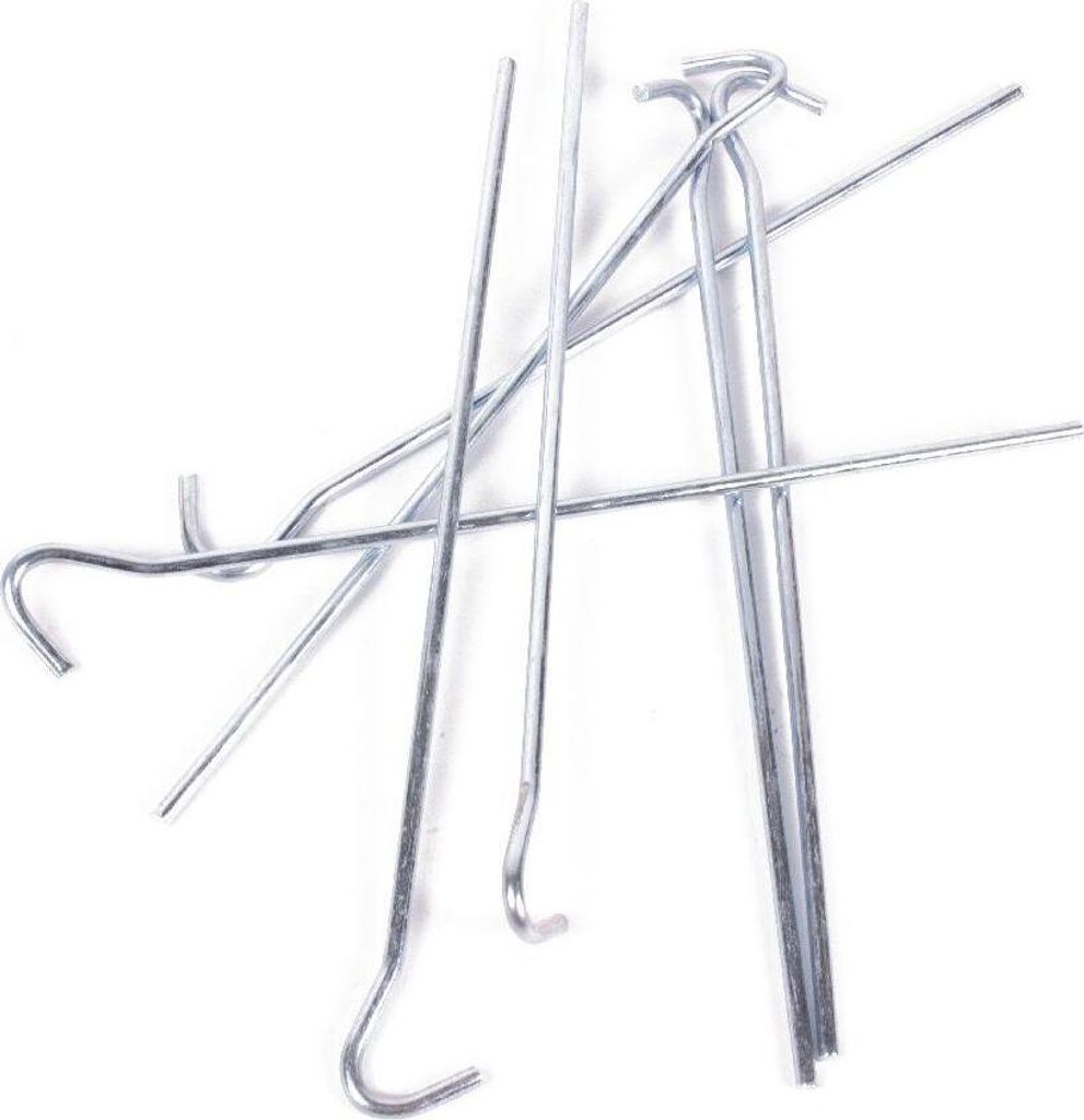 7x Heringe Zeltheringe Zeltstifte Zeltnagel Erdnagel Produktbild 