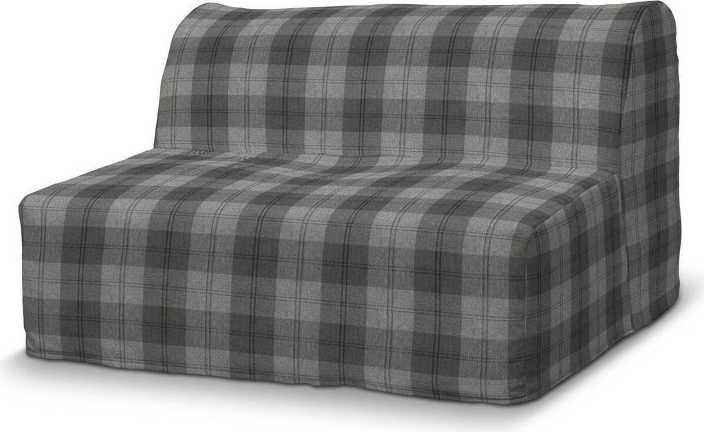Dekoria Bezug für Lycksele Sofa, grau-anthrazit, Bezug für Sofa Lycksele