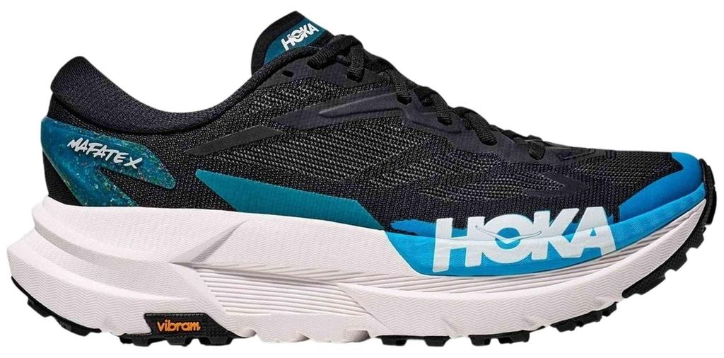 Hoka M Mafate X - black / skyward blue, Größe:9.5