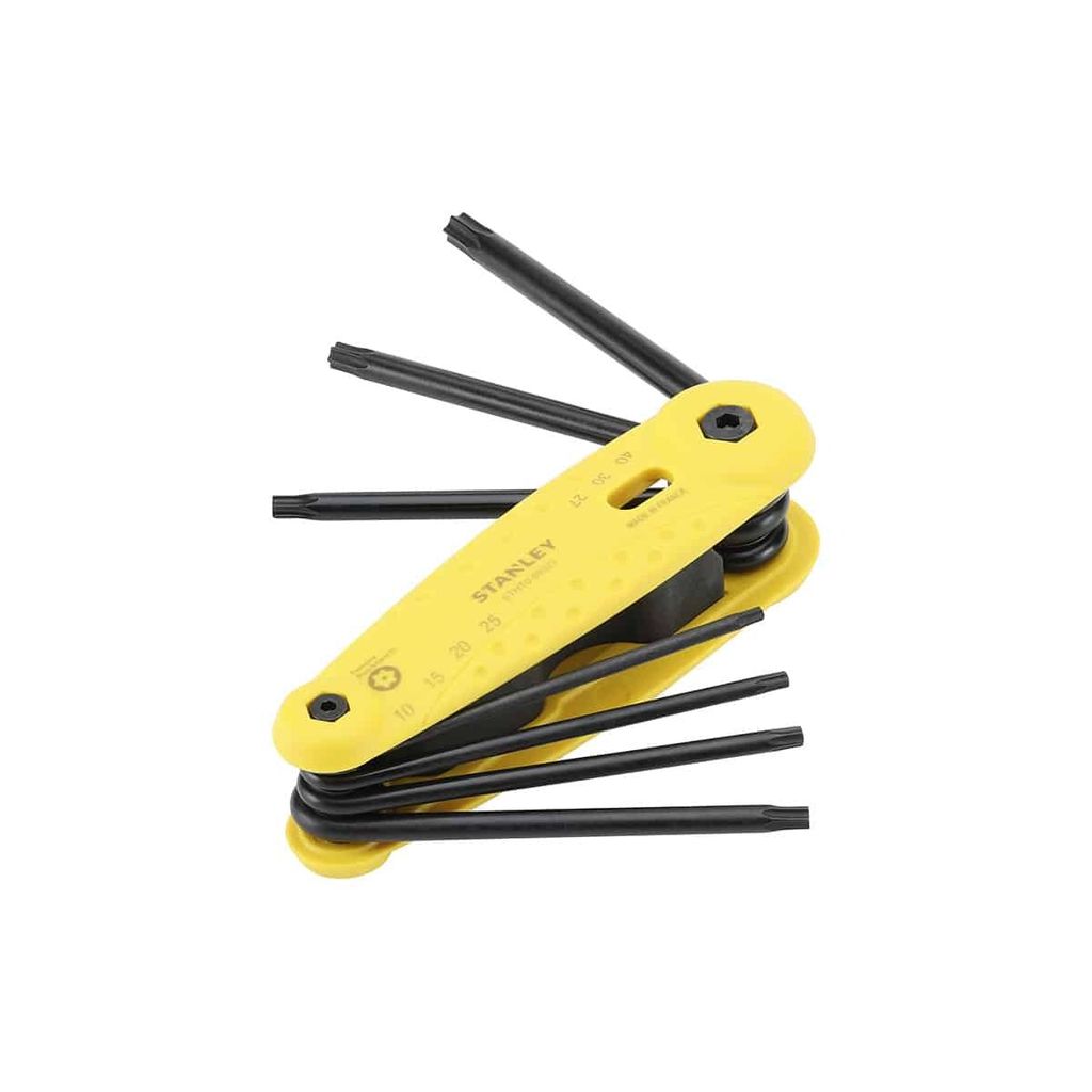 Schlüsselset mit 7 Tamper Torx Schraubenschlüsseln – Stanley