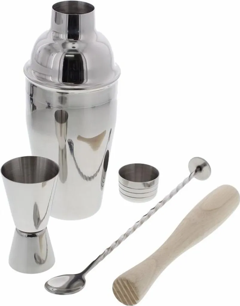 Set cocktail Point Virgule PV-COC-9992 en acier inoxydable brossé