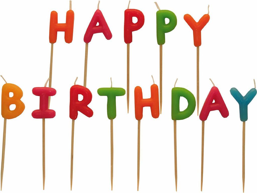 Geburtstagskerzen Set 550114 Happy Birthday Produktbild 