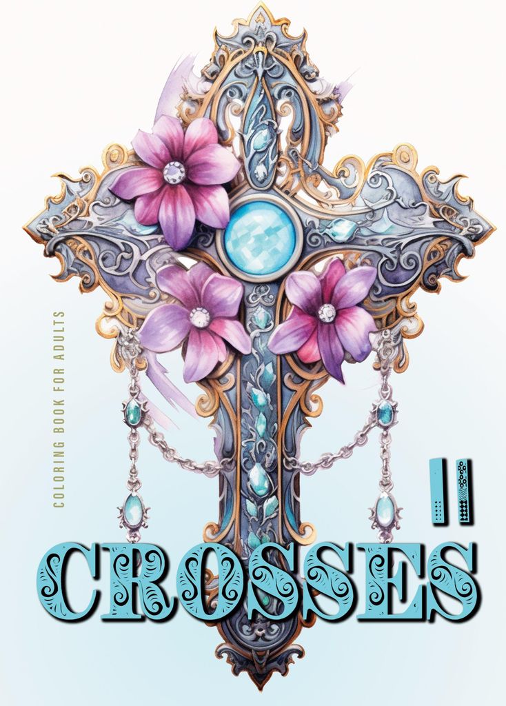 Crosses Coloring Book for Adults 2