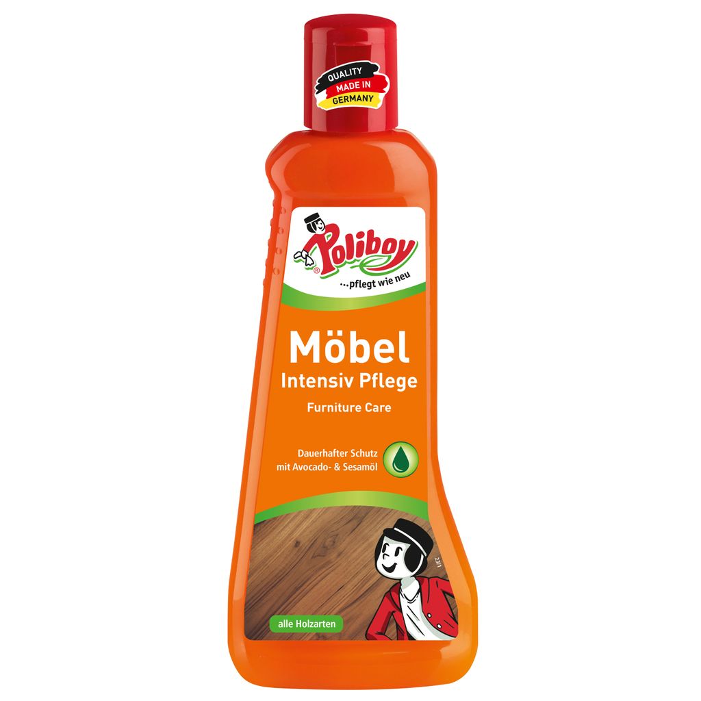 Poliboy Möbel Intensiv Pflege - Inhalt 200 ml, Reinigung & Produktbild 