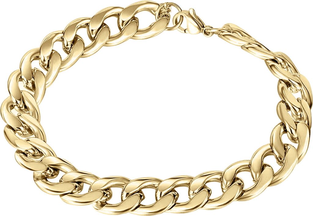 Uni-Armband aus Titanstahl, ausgehöhlte Kette, einfarbig, robuste Konstruktion, Glanz, Punk, Hip Hop, poliert, Geburtstagsgeschenk, Schmuck